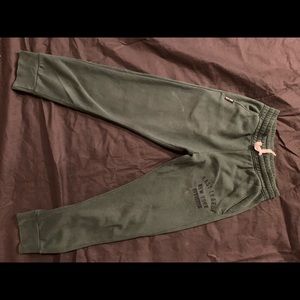 Dark green sweatpants